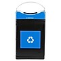 Commercial Zone Avante Polyethylene Recycling Container, 55 Gallon, Black (78755304A)~#|#~2C61250F-5799-4D1C-BF2EEDCBBE1E993A_sc7