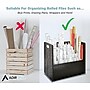 AdirOffice 50-Slot Mobile Roll File, 28.5"H x 30"W x 15.75"D, Black (626-BLK-KIT1)~#|#~2C638541-5B0B-4C7C-AF7062C84C01CB1A_sc7