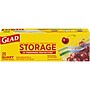 Glad Zipper Storage Bags, Quart, 25 Bags/Box (55052)~#|#~2C65BB22-7B04-4DE7-9A8A95124A8BF135_sc7