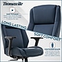 Thomasville Furniture Darius Ergonomic Bonded Leather Swivel Executive Chair, Navy (51490-NVY)~#|#~2C6EA575-17D7-4544-B06B0D6A49FD43C8_sc7
