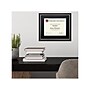 Excello Global Products 11" x 14" Composite Wood Photo/Document Frame, Black/Silver/Red (EGP-HD-0383A)~#|#~2C732769-E58B-4F87-B6CFA7B42FFCD5F1_sc7