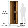 Sauder HomePlus 71"H Storage Cabinet with 5 Shelves, Sienna Oak (411963)~#|#~2C75B630-7665-4574-BA1EEDEBD8AADCE0_sc7