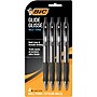 BIC Glide Bold Retractable Ballpoint Pens, Bold Point, 1.6mm, Black Ink, 4/Pack (VLGBP41-BLK)~#|#~2C77ACEA-B5D7-482C-9D5AF932F120DF65_sc7