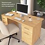 Bush Home Somerset 60" W Office Computer Desk with Drawers, Maple Cross (WC81428K)~#|#~2C7A6CF6-28DB-40B0-BC1A952F547F378A_sc7