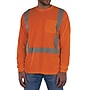 GloWear 8284 High Visibility Long Sleeve T-Shirt, ANSI Type R Class 2, Orange, 5XL (21919)~#|#~2C7B89EF-2919-4AEE-8CAF93F902F7609D_sc7