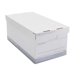 USA ファイルBOX Staples Heavy Duty File Box, Lift Off Lid, Letter/Legal
