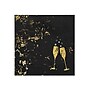 Party City Cheers To The New Year Beverage Napkin, 2-Ply, Black/Gold, 16 Napkins/Pack (AM50010009)~#|#~2C80C6C4-7DD1-4EAC-B6CC5DBB66931AC5_sc7