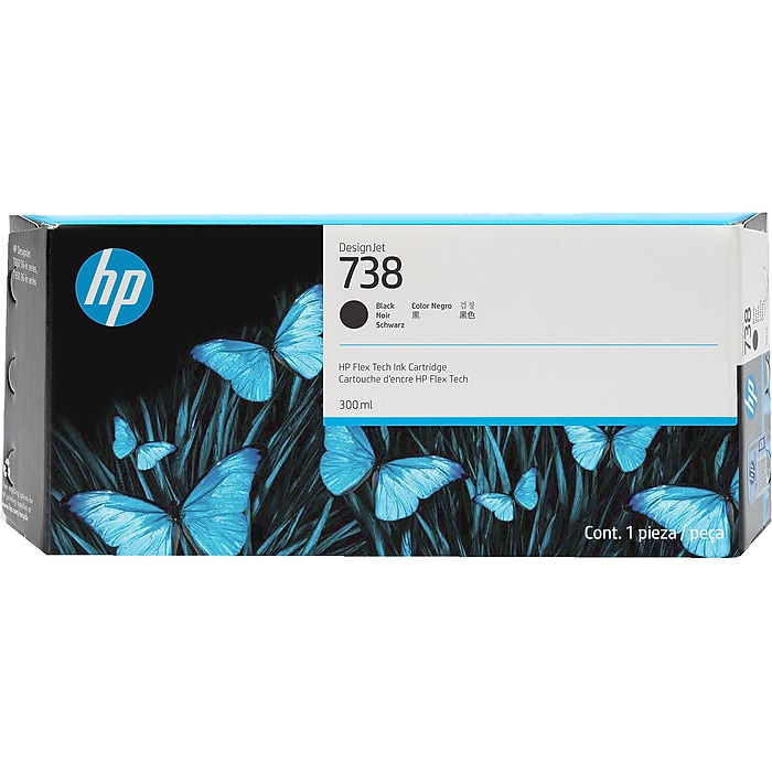 HP 738 Black High Yield Ink Cartridge (498N8A) | Staples