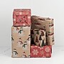 JAM Paper Christmas Wrapping Paper, 25 Sq. ft. x 30", Kids Kraft Christmas Set, 5 Rolls/Pack (165K5KRKID)~#|#~2C88B3E2-48AB-44A3-9804354C7A80F38D_sc7