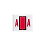 Smead BCCR Color Coded Alphabetic Labels, 1" x 1.25", Red, 500/Roll (67071)~#|#~2C8A85D4-CD6E-470B-83A46DAB9C93A9D1_sc7