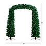 Nearly Natural 8-ft Pre-Lit Artificial Holiday Green Christmas Pine Archway with 650 Multifunction Warm White LED Lights (T4841)~#|#~2C8F015B-4C24-48CF-8519897CF18BEAA1_sc7