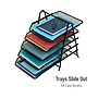 Mind Reader Metal 5-Tier Stackable Paper Desk Tray Organizer, Black, 2/Pack (5TPAP2PK-BLK)~#|#~2C92F8AE-4894-4A21-A9272EAB9B9F6B9F_sc7