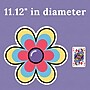 Carson Dellosa Education Happily Ever Elementary Retro Remix Jumbo Flowers Cutouts, 12/Pack, 6 Packs/Bundle (CD-120655-6)~#|#~2C9D72A8-0361-4B59-8D300DC84D60804B_sc7