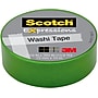Scotch® Expressions Washi Tape, 0.59" x 10.91 yds., Green (C314-GRN)~#|#~2C9E574D-27D9-479B-8EEAC6D878F8B61E_sc7