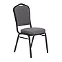 NPS 9300 Series Deluxe Fabric Upholstered Stack Chair, Natural Graystone/Black Sandtex, 20/Pack (9362-BT/20)~#|#~2C9F4B75-DF98-44C2-B2648E599303219C_sc7