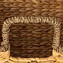 Household Essentials Square Handwoven Water Hyacinth and Seagrass Basket with Handles, Natural (HE1190)~#|#~2C9F4E66-8876-430F-BA59620F536908EE_sc7