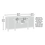 Sauder Whitaker Point 30"H Storage Credenza with 3 Shelves, Natural Maple (429375)~#|#~2C9FD272-2B15-4DB5-A7F1C1C5332E5E66_sc7