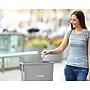 Alpine Industries Polypropylene Trash Can, 23 Gallon, Gray, 6/Pack (ALP477-GRY-6PK)~#|#~2CA2E43C-FE9F-4DCF-8241D168CA85949E_sc7