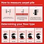 Staples Office Chair Mat, Black Floor Mats, Hard Floors, Textured Underside, 48 x 36 Inch, Smooth Glide~#|#~2CA42BCC-6079-4028-9334DFE2D8728FBA_sc7