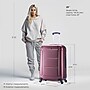 InUSA Pilot 28" Hardside Suitcase, 4-Wheeled Spinner, TSA Checkpoint Friendly, Wine (IUPIL00L-WIN)~#|#~2CA64B6E-E3BB-435D-AA0547AAD5031B3F_sc7