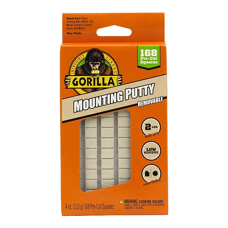 Gorilla Mounting Putty, 4oz., Beige (109100) image 1