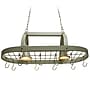 Elegant Designs Slate Gray 2 Light LED Kitchen Pot Rack with Downlights (PR1000-SLT)~#|#~2CAD6E63-C06F-4DCC-8A22BF8D85A77087_sc7