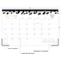 2024-2025 Blue Sky Ashley G Leopard Black 17" x 11" Academic Monthly Desk Pad Calendar, White/Black (149048-A25)~#|#~2CADE78E-B7A2-4F0C-A1C7AF8D770BDCD2_sc7