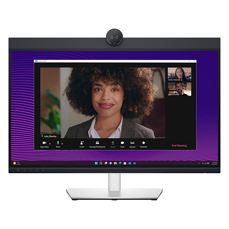 Dell Video Conferencing 27" 60 Hz LCD Monitor, Black (P2724DEB) image 1