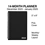 2024 Staples 5" x 8" Weekly & Monthly Planner, Black (ST21490-24)~#|#~2CAE4226-B6DD-4D5C-88F8002D5C2AC242_sc7