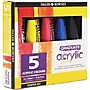 Daler-Rowney Graduate Acrylic Paint, Assorted Colors, 120ml, 5/Set (DRWD1239001003)~#|#~2CAECDD3-8793-485B-8654311161851876_sc7