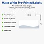 Avery Laser/Inkjet Rectangle Multipurpose Labels, 1" x 2-5/8", White, 160/Pack (S00ETX)~#|#~2CB0A181-8DC4-46F1-BF46D445D9489031_sc7