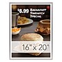 Excello Global Products 16" x 20" Plastic Poster Frames (PPFRM-1620-SLV)~#|#~2CB24313-4DDF-48A5-A2EB2A6733F8AADF_sc7