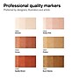 Winsor & Newton Promarker Dual-Tip Brush Alcohol Based Marker, Skin Tones, 6/Pack (WNX0290127)~#|#~2CB2BAD4-C601-4B5A-831AC4B0A444E6FA_sc7