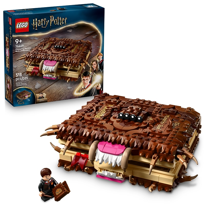 LEGO Harry Potter Chomping Monster Book of Monsters, 518 Pieces (76449) image 1