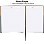 2026 Global Printed Products 8" x 10" Calendar Year Weekly & Monthly Planner, Faux Leather Cover, Black/Brown (NRY26-PKT810-BN)~#|#~2CB41899-B535-4CDD-9BCC6B93872501C5_sc7