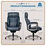 La-Z-Boy Leather Executive Chair, Blue (51447)~#|#~2CB77D4F-A531-4611-B7B01C7274CA24D2_sc7