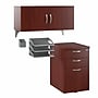 Bush Business Furniture Office in an Hour Cubicle Storage with Cabinet, Paper Tray, & Pencil Holder, Hansen Cherry (WC36490-03K)~#|#~2CB87476-5068-4F64-BDCD0ECABAE64F7E_sc7