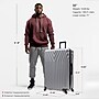 InUSA Vasty 33.86" Hardside Suitcase, 4-Wheeled Spinner, TSA Checkpoint Friendly, Pink (IUVAS00XL-PNK)~#|#~2CB99E88-6D4B-4889-B3DA231F7F779E5F_sc7