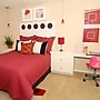 Simple Designs 19.5" LED Table Lamp, Brushed Steel/Red Shade (LT2024-RED-CCLB)~#|#~2CBF7C99-4B3F-45BB-A32DD5B87E41E915_sc7