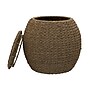 Household Essentials Handwoven Seagrass Barrel Wicker Storage Basket Side Table, Natural (ML-4226)~#|#~2CC09DEC-8E29-4528-A68226C79D24F51A_sc7