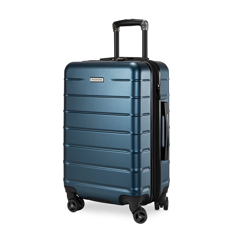 Ricardo Beverly Hills Cambria 20" Hardside Carry-On Suitcase, 8-Wheeled Spinner, Blue Pearl (140-20"498-4WB) image 1