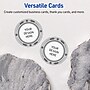 Avery Silver-Metallic Black Matte Blank Card, White, 120/Pack (S00-FKH)~#|#~2CC680CA-51B4-4401-9FC323672FE0B4E5_sc7