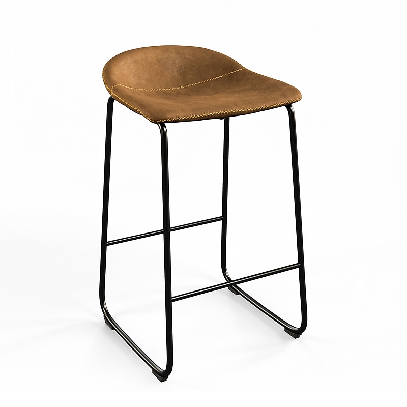 Finch Landon Bar Stool, Brown, 2/Set (CHR10030A) image 1