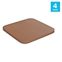 Flash Furniture Perry Modern Poly Resin Replacement Square Seat with Rounded Edges, Teak, Set of 4 (4JJSEAPL02TEAK)~#|#~2CCA660F-463E-4267-8B94CEF319B60C39_sc7