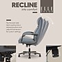 Elle Decor Rivendell AIR Lumbar Ergonomic Vegan Leather Swivel Executive Chair, Blue (60124-BLU)~#|#~2CCD3C54-EF1C-497E-8C8930E286EA043E_sc7