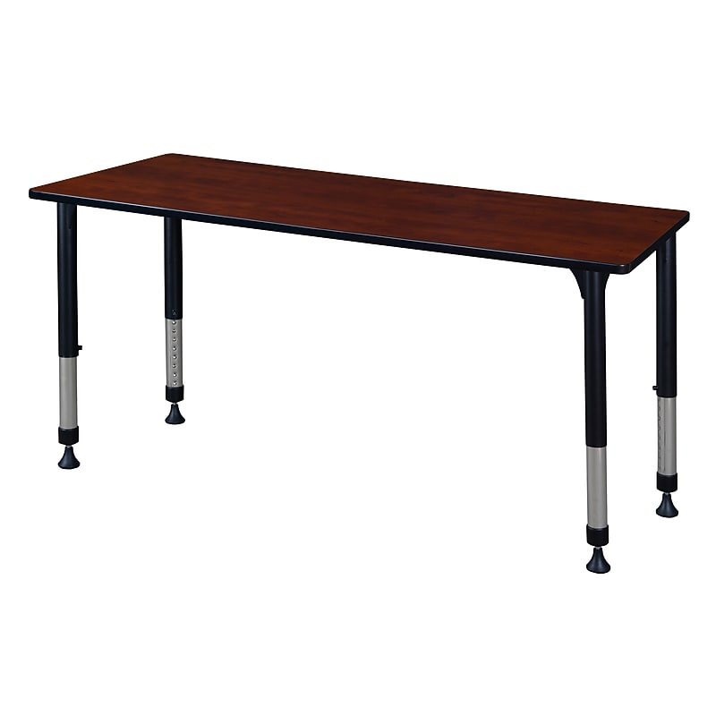 Regency Rectangular Activity Table, 66" x 30", Height Adjustable, Cherry (MT6630CHAPBK) image 1