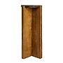 Storied Home Paulownia 9.8"Dia. Wooden Round Accent Table, Brown (EC1709)~#|#~2CDDCB17-C979-4A23-A02B31E84E76C427_sc7