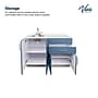 Viva Comfort 36.32'' H x 48" L Medical Cabinet with Left Sink, 4-Doors, 2-Drawers, Blueberry (902BASE48LSBL)~#|#~2CE3CFE8-3BF1-48B0-BBEC109EF51136F4_sc7
