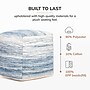 Anji Mountain Bar Harbor Fabric Square Pouf Ottoman (AMBPF035-1818)~#|#~2CE4BD20-FE18-46A6-95A671ACCB06E10A_sc7
