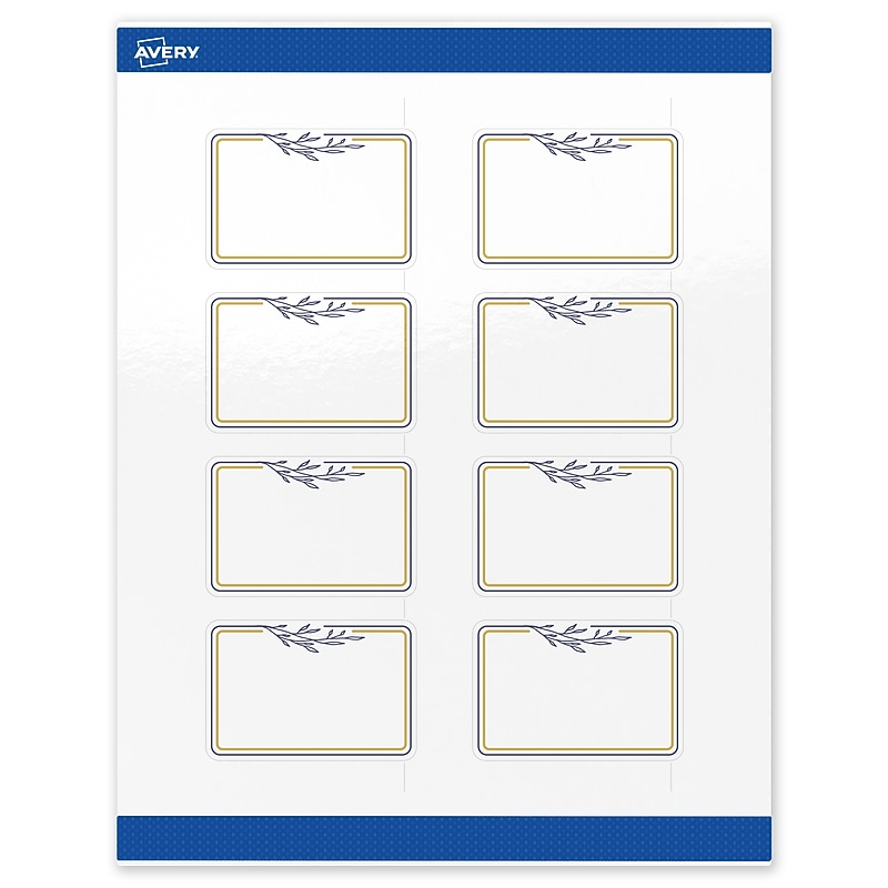 Avery Laser/Inkjet Rectangle Multipurpose Labels, 2" x 3", White, 80/Pack (S00-DNE) image 1